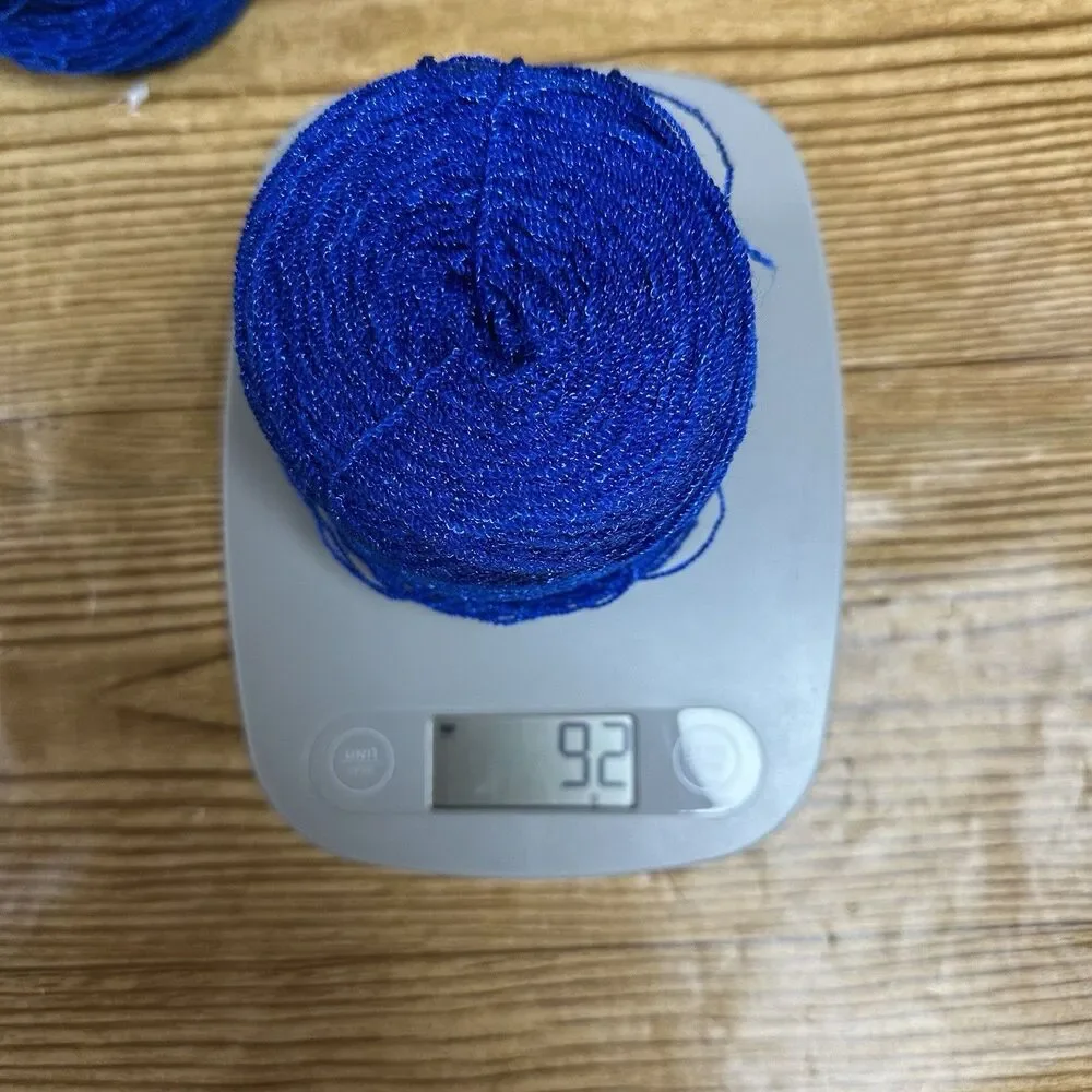 Crystal Yarn Lace Cobalt‎ Blue 282 Grams Of Yarn